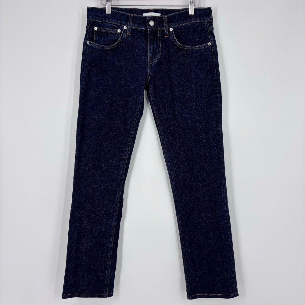 Helmut Lang Straight Leg Jeans Mens 30x30 (Tag 29) Dark Wash Indigo Made Italy